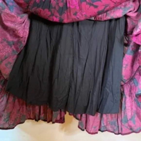 Anthropologie Let Me Be Sharlene Midi Floral Tiered Dress 4 - Picture 12 of 12